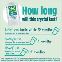 Salt of the Earth Crystal Deodorant - Travel